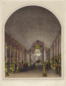 Funérailles du Duc de Wellington, la mise en bière à l